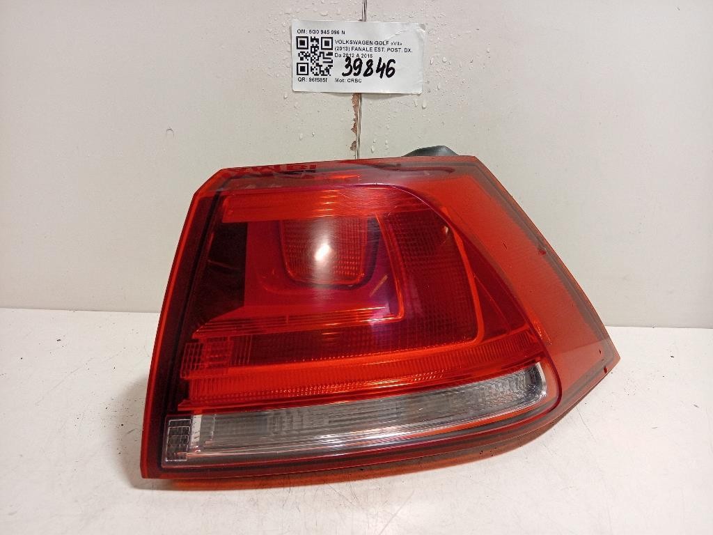 Fanale EST POST DX 5G0 945 096 N Volkswagen GOLF VII 2013