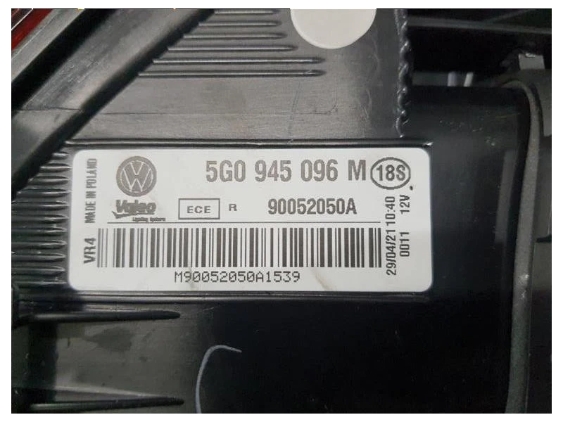 Fanale EST POST DX 5G0945096M Volkswagen GOLF VII 2017