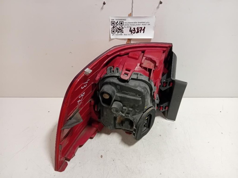 Fanale EST POST DX 7N0945096G Volkswagen Sharan IV 2015