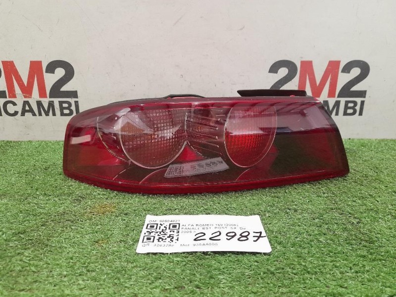 Fanale EST POST SX 50504821 Alfa Romeo 159 2006