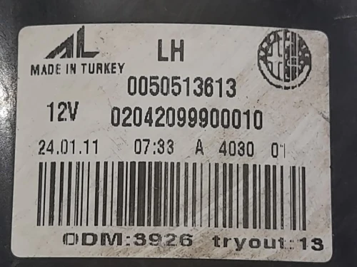 Fanale EST POST SX 0050513613 Alfa Romeo Giulietta 2013