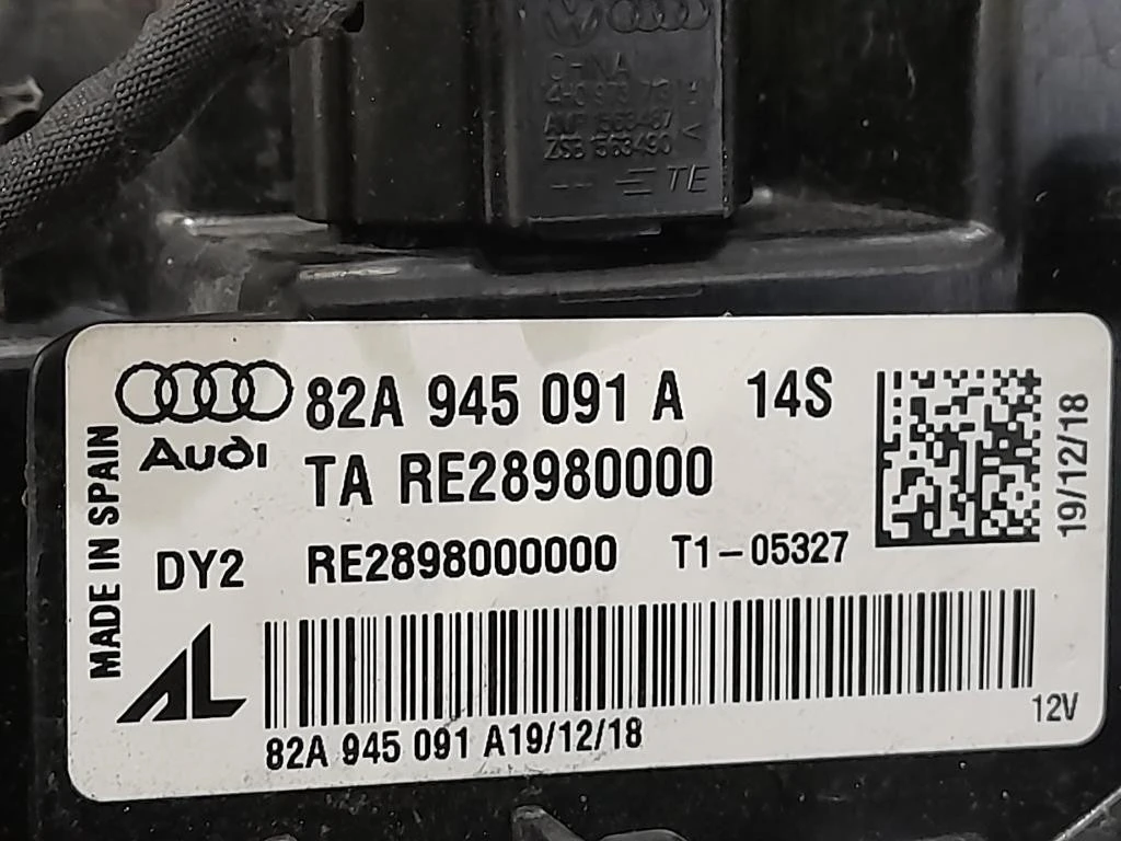 Fanale EST POST SX 82A945091A Audi A1 GBA Sportback 2018