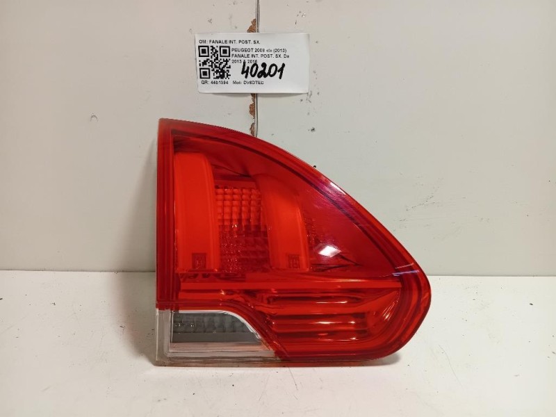 Fanale INT POST SX 9678074480 Peugeot 2008 I 2013