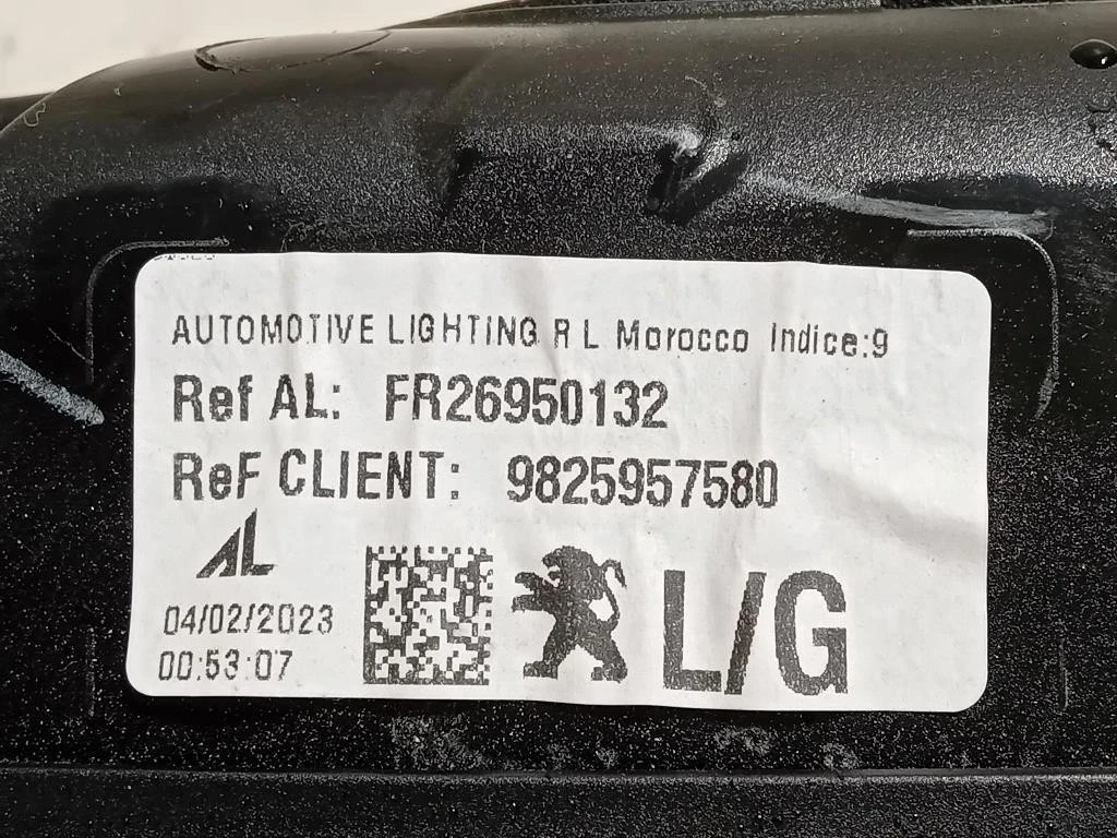 Fanale INT POST SX 9825957580 Peugeot 2008 II 2020