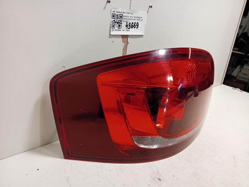 Fanale EST POST SX FANALE EST POST SX Audi A3 8VA Sportback 2012