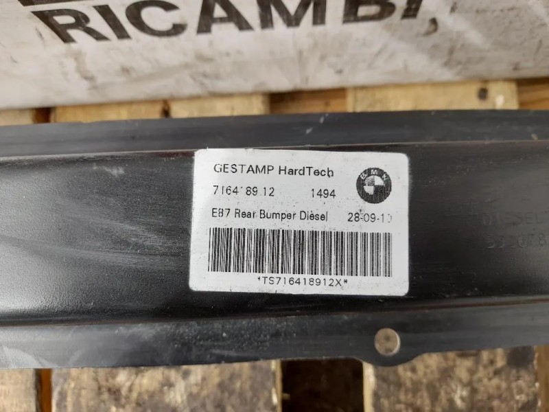 Traversa Paraurti POST 7164189 Bmw Serie 1 E81 Berlina 2005