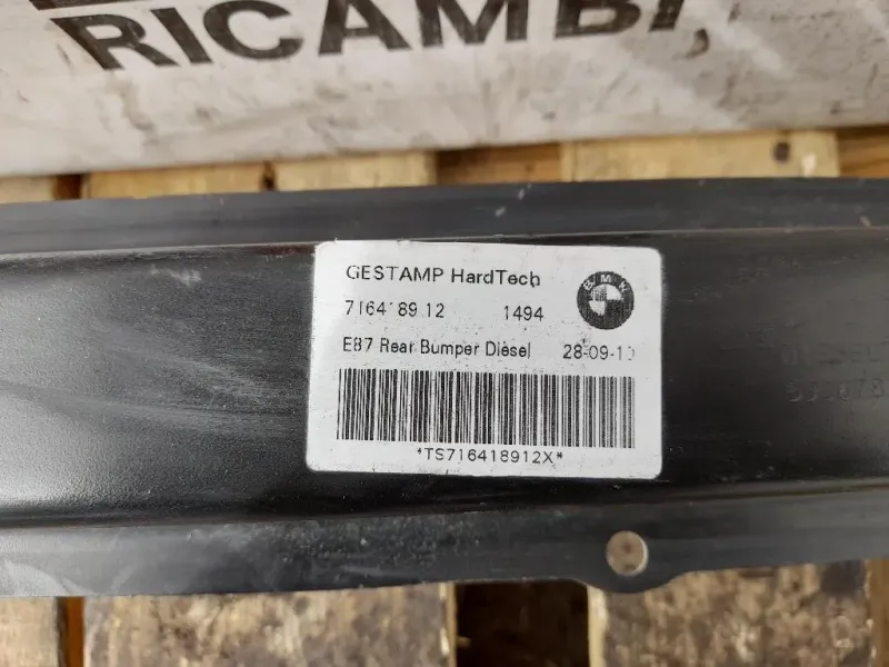 Traversa Paraurti POST 7164189 Bmw Serie 1 E81 Berlina 2005