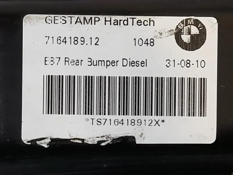 Traversa Paraurti POST 716418912 Bmw Serie 1 E87 Berlina 2005