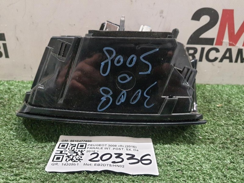 Fanale INT POST SX 9810477880 Peugeot 3008 II 2016