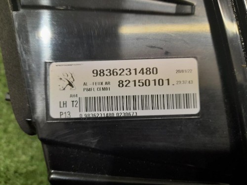 Fanale INT POST SX 9836231480 82150101 Peugeot 3008 II 2016