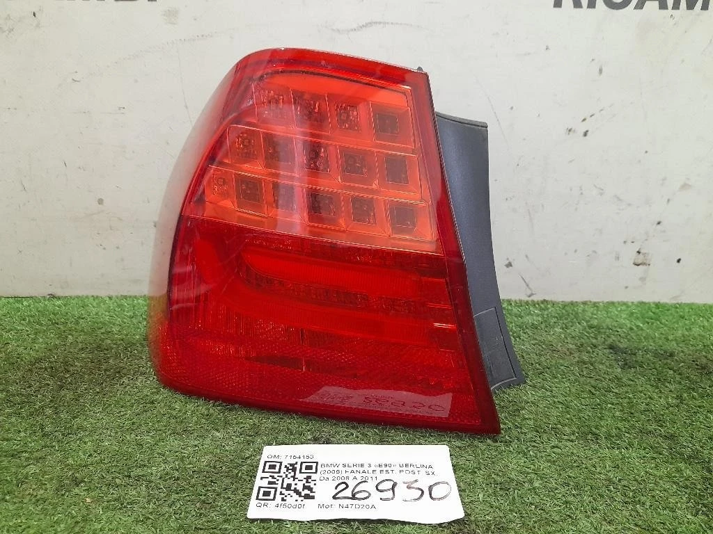 Fanale EST POST SX 7154153 Bmw Serie 3 E90 Berlina 2005