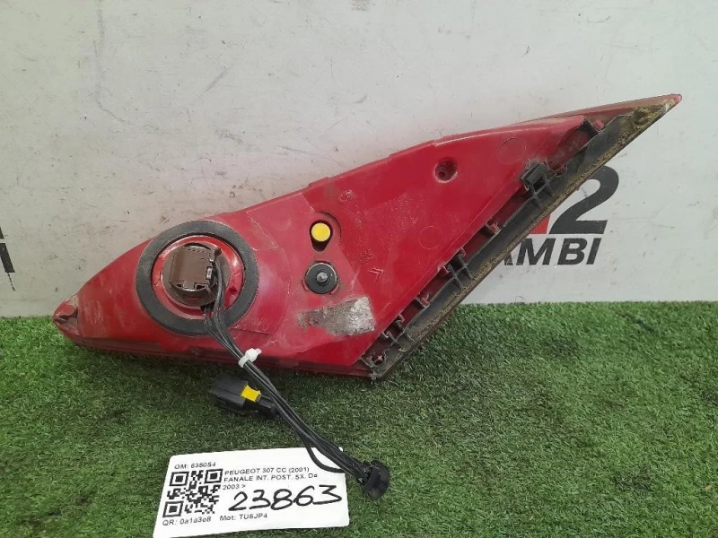 Fanale INT POST SX 6350S4 Peugeot 307 CC 2001
