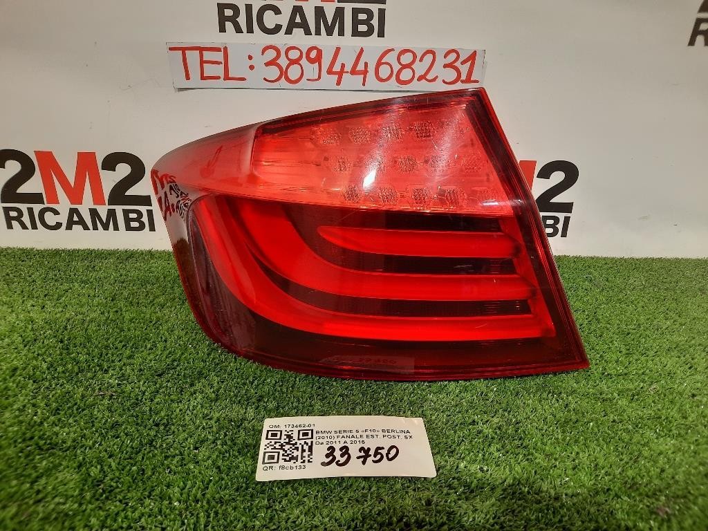 Fanale EST POST SX 173462-01 Bmw Serie 5 F10 Berlina 2010