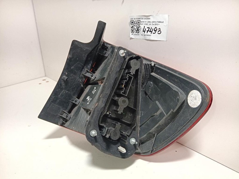 Fanale EST POST SX 63212990109 03424500 Bmw X1 E84 2010