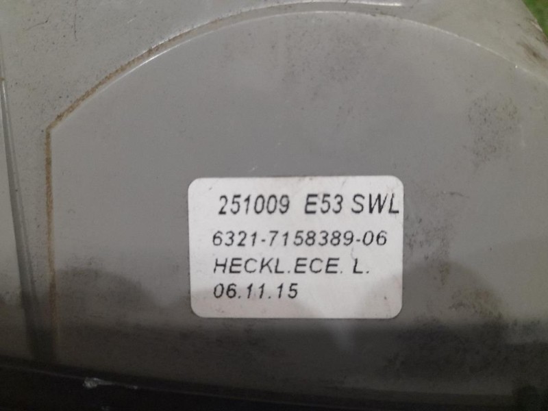 Fanale EST POST SX 63217158389 Bmw X5 E53 2000