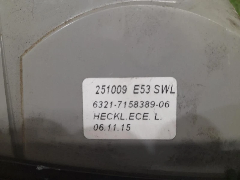 Fanale EST POST SX 63217158389 Bmw X5 E53 2000