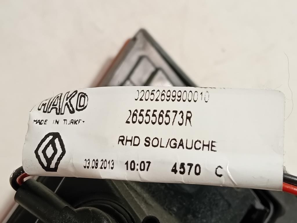 Fanale INT POST SX 265556573R Renault CLIO IV 2013