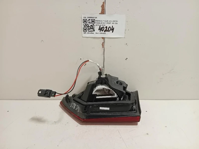 Fanale INT POST SX 265556573R Renault CLIO IV 2013