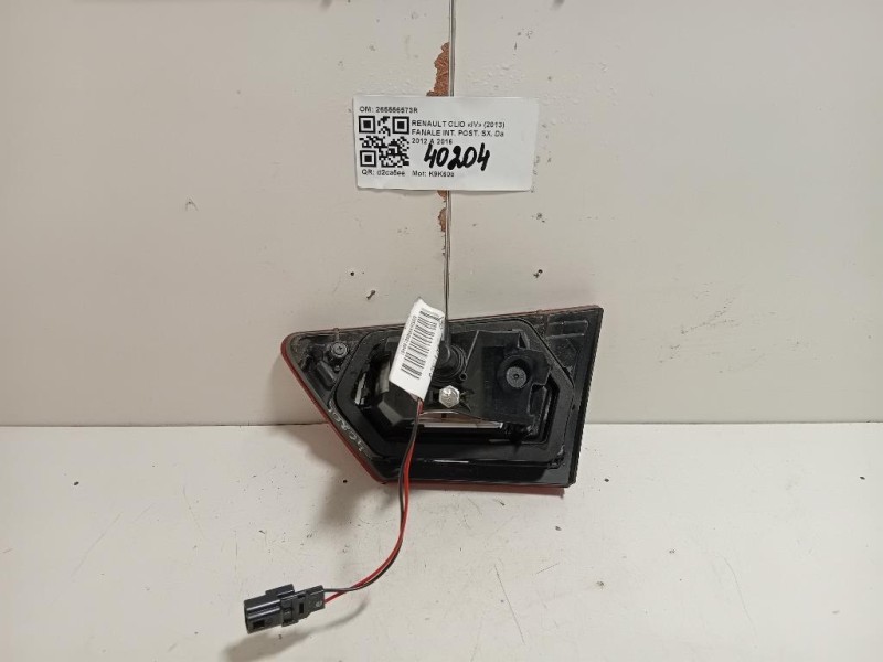 Fanale INT POST SX 265556573R Renault CLIO IV 2013