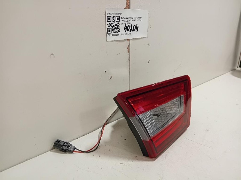 Fanale INT POST SX 265556573R Renault CLIO IV 2013