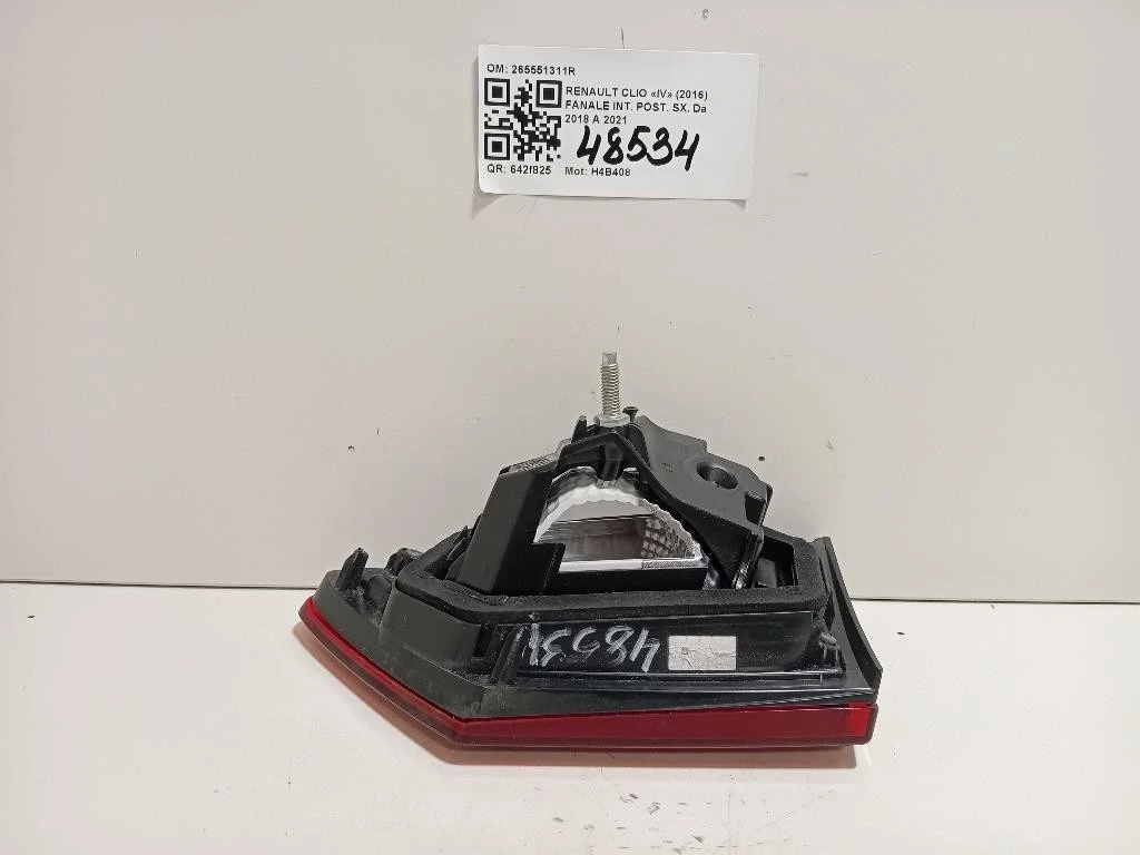 Fanale INT POST SX 265551311R Renault CLIO IV 2016