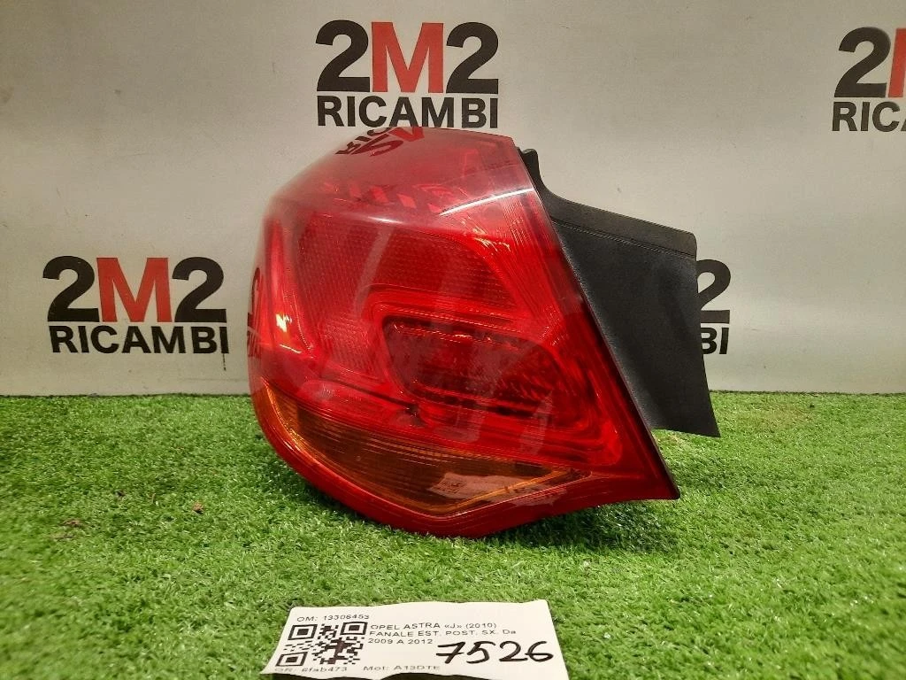 Fanale EST POST SX 13306453 Opel Astra J 2010