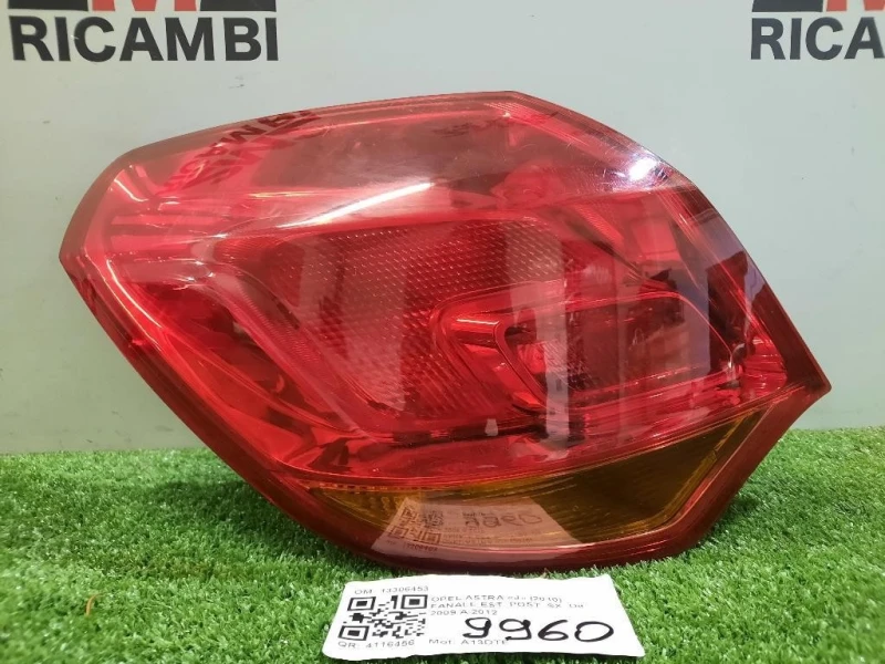 Fanale EST POST SX 13306453 Opel Astra J 2010
