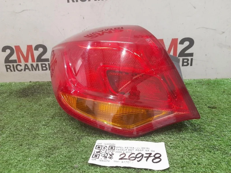 Fanale EST POST SX 13306453 Opel Astra J 2010