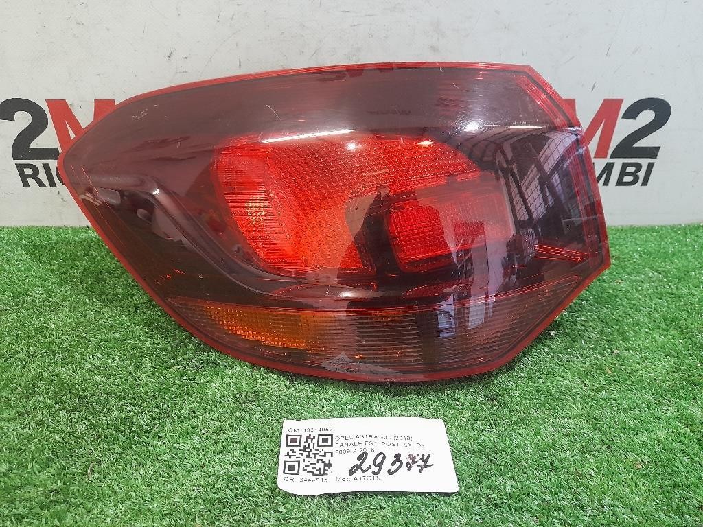 Fanale EST POST SX 13314052 Opel Astra J 2010