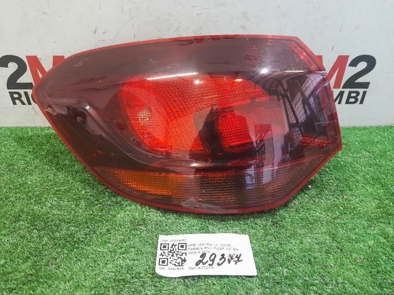 Fanale EST POST SX 13314052 Opel Astra J 2010