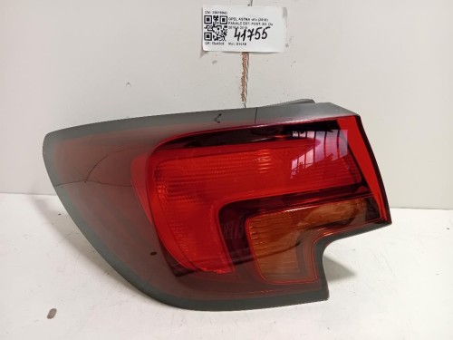Fanale EST POST SX 39015943 Opel Astra K 2016