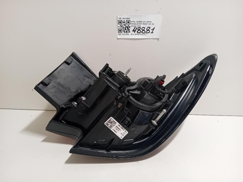 Fanale EST POST SX 39015943 Opel Astra K 2016