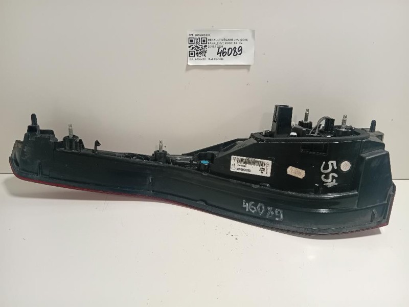 Fanale INT POST SX 265550248R Renault Mégane IV 2016