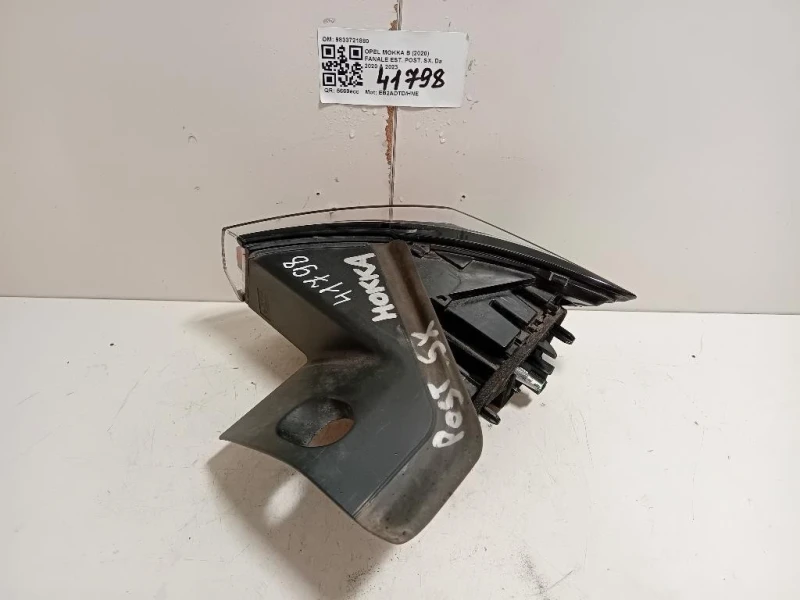 Fanale EST POST SX 9833721880 Opel Mokka B 2020