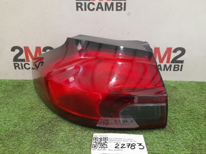 Fanale EST POST SX 39033312 Opel Zafira C 2012