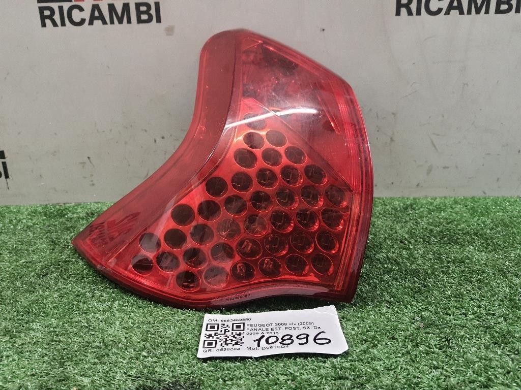 Fanale EST POST SX 9683460880 Peugeot 3008 I 2009