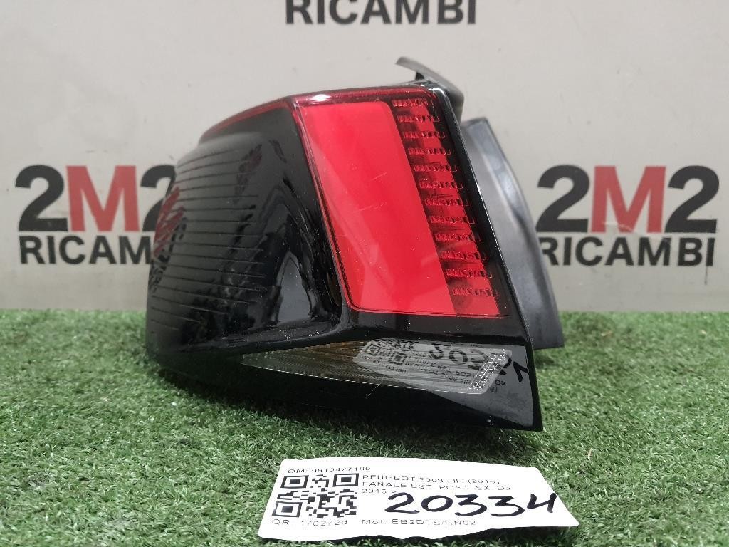 Fanale EST POST SX 9810477180 Peugeot 3008 II 2016