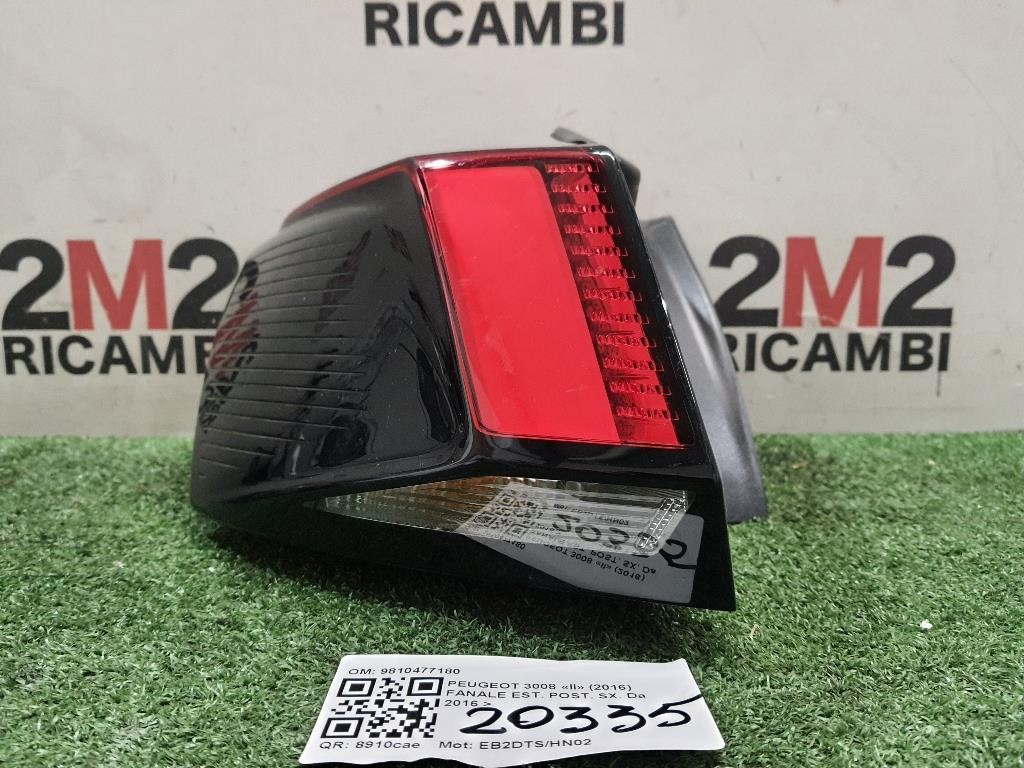 Fanale EST POST SX 9810477180 Peugeot 3008 II 2016
