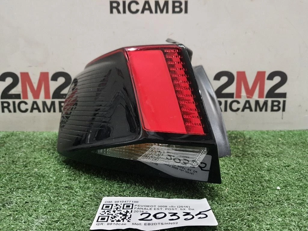Fanale EST POST SX 9810477180 Peugeot 3008 II 2016