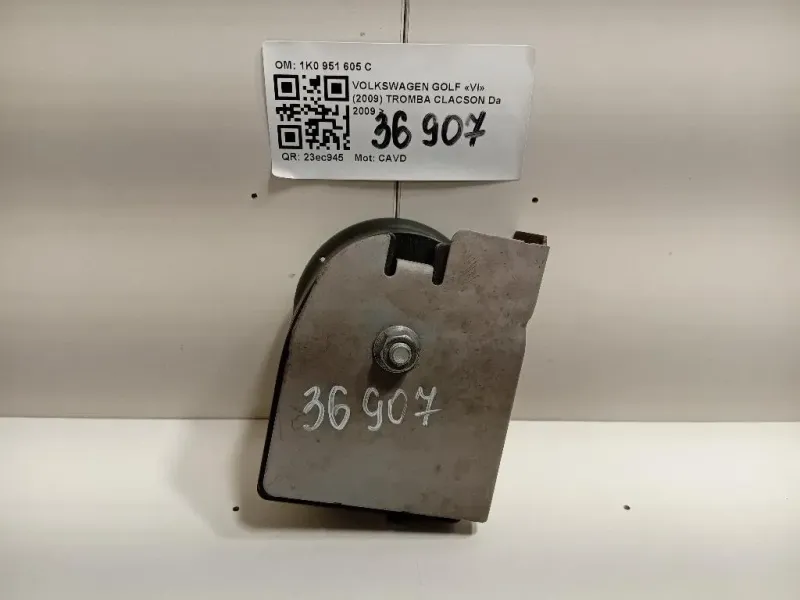 Tromba Clacson 1K0 951 605 C Audi A1 8XK 2015