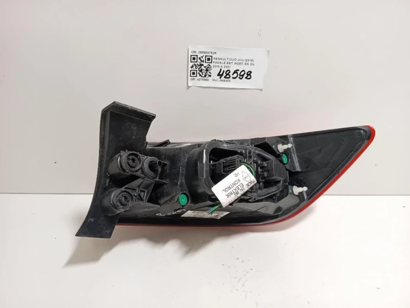 Fanale EST POST SX 265553752R Renault CLIO IV 2016