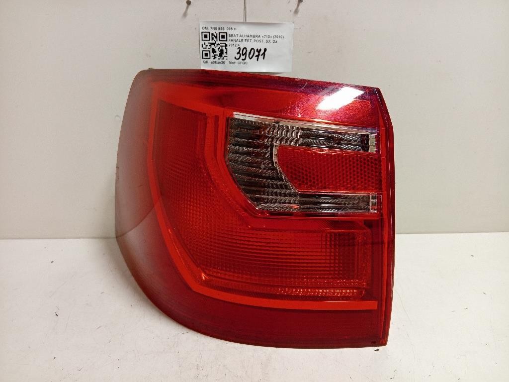Fanale EST POST SX 7N5 945 095 H Seat Alhambra 710 2010