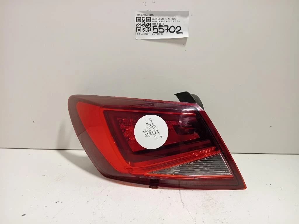 Fanale EST POST SX 5F0945095D Seat LEON 5F1 2013