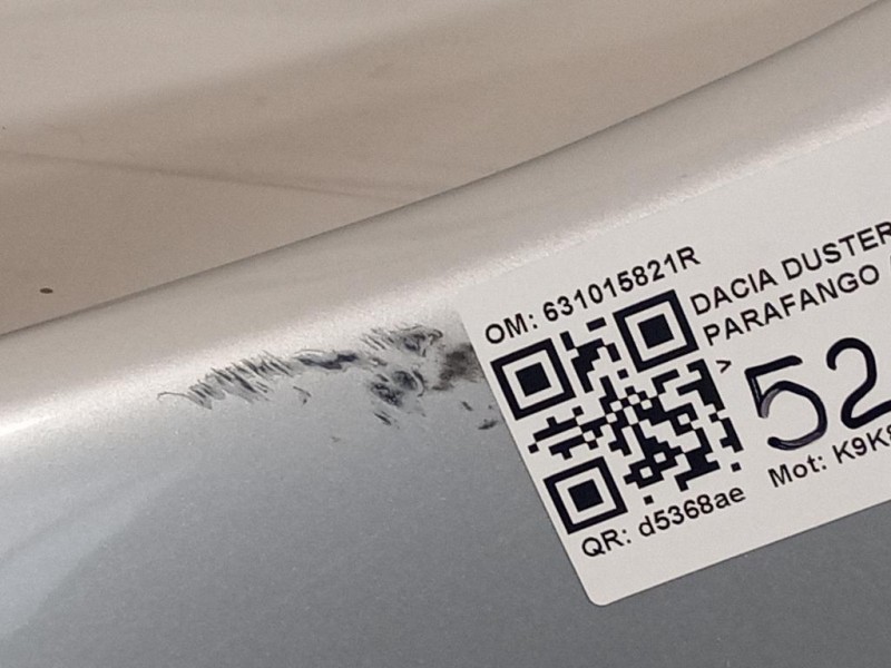 Parafango ANT SX 631015821R Dacia Duster I 2014