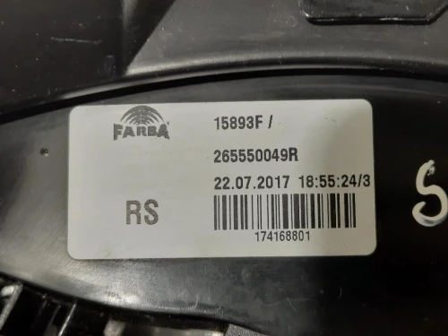 Fanale EST POST SX 265550049R Smart Forfour 453 2015