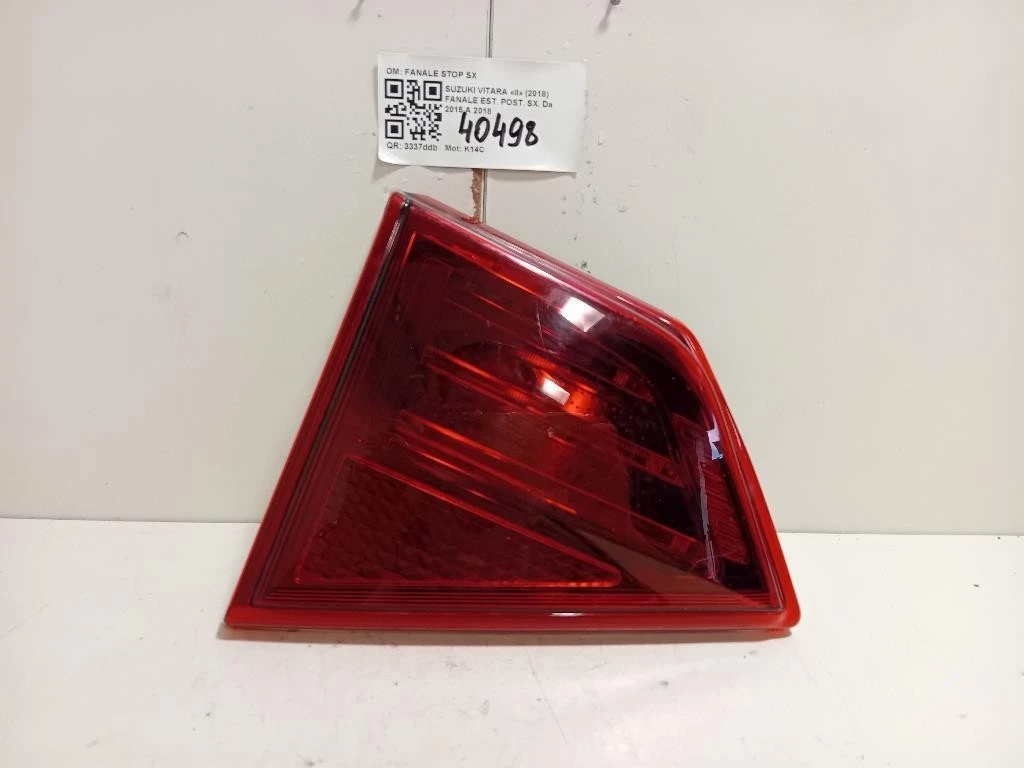 Fanale EST POST SX 3567086R00000 Suzuki Vitara II 2018
