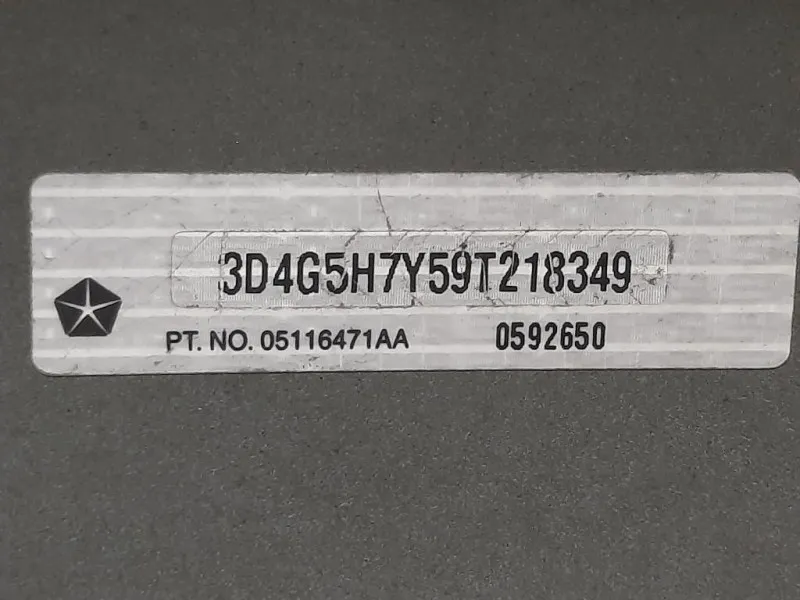 Parafango ANT SX 05116471AA SX Dodge Journey 2009