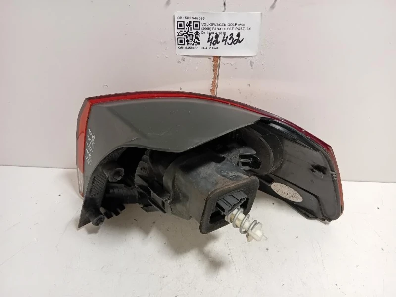 Fanale EST POST SX 5K0 945 095 Volkswagen GOLF VI 2009