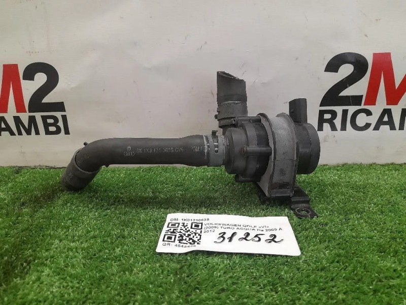 TUBO Acqua 1K0121063S Volkswagen GOLF VI 2009