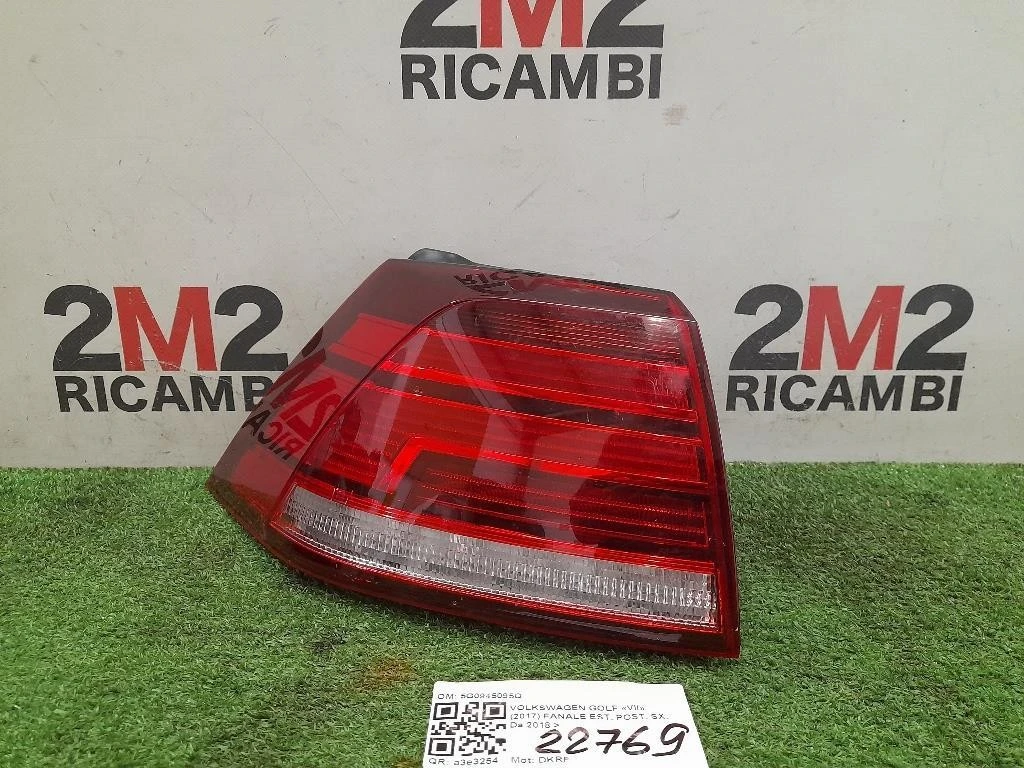 Fanale EST POST SX 5G0945095Q Volkswagen GOLF VII 2017
